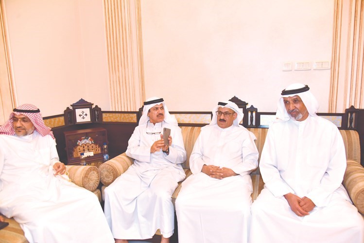 ذياب فليطح ومجبل غربي والعميد توحيد الكندري والعميد ركن خالد الكندري﻿