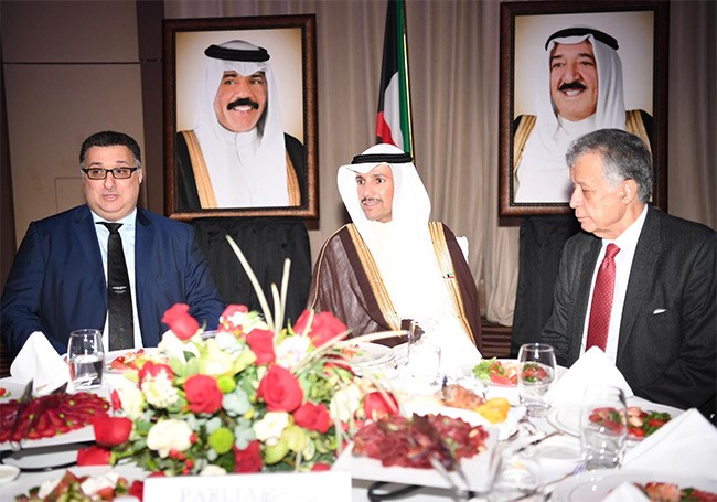 القائم بأعمال سفارة الكويت لدى كازاخستان يولم على شرف الغانم والوفد المرافق