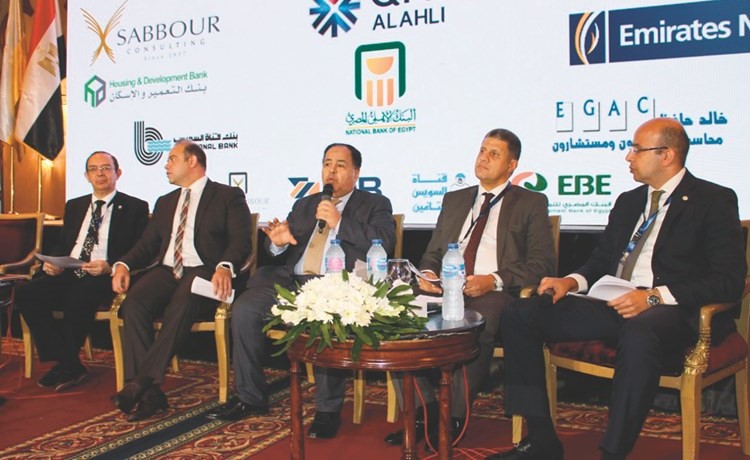 وزير المالية المصري د. محمد معيط خلال مشاركته في مؤتمر مستقبل الاستثمار في مصر رؤية مجتمع الأعمال﻿