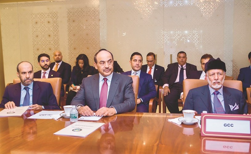 جانب من الاجتماع الوزاري لدول التعاون مع الهند	﻿