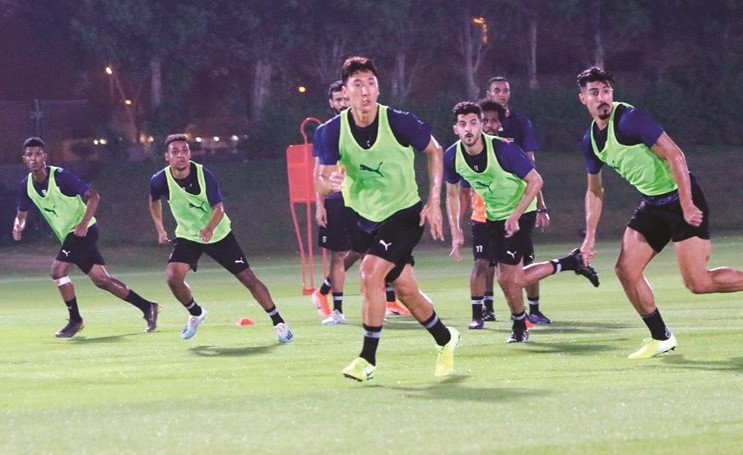 جانب من تدريبات السد قبل مواجهة الهلال﻿