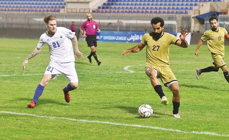 برقان تلقى الخسارة الأولى في دوري المظاليم على يد الجهراء ﻿