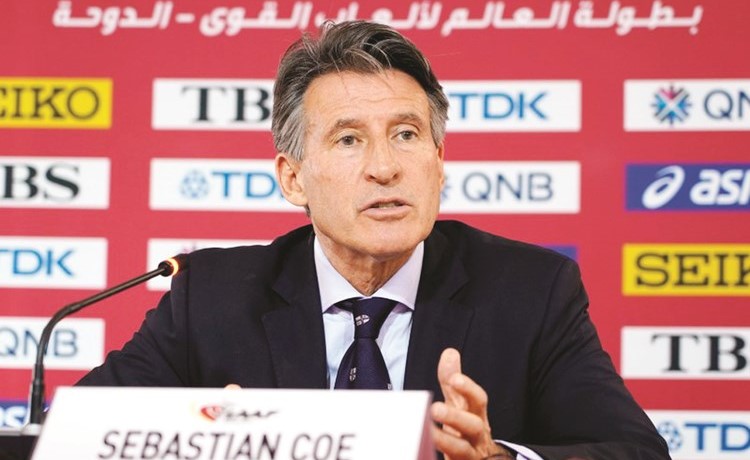 رئيس الاتحاد الدولي لألعاب القوى البريطاني سيباستيان كو﻿