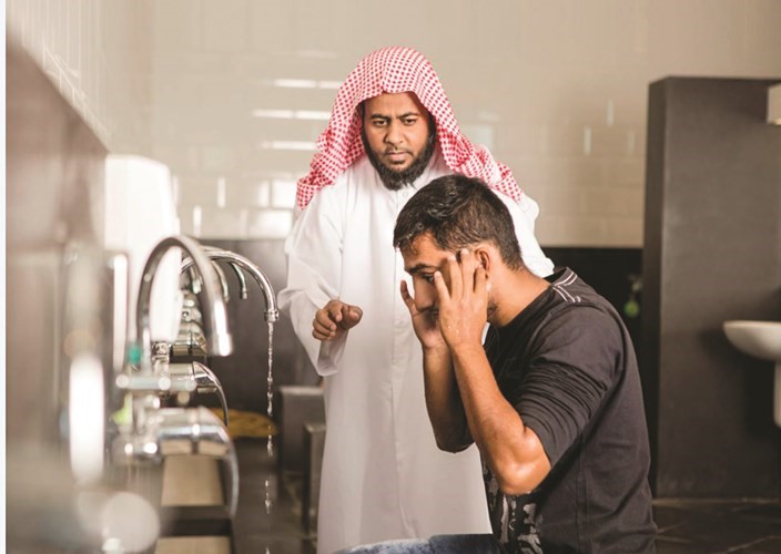 نعلم المهتدين الطهارة والوضوء وأركان الإسلام والإيمان﻿
