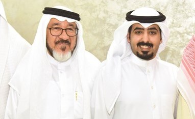 الزميل يوسف عبدالرحمن يهنئ م.سعد بن خالد بن شليويح﻿