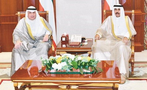 سمو نائب الامير مستقبلا الشيخ خالد الجراح ﻿