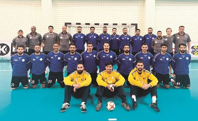منتخب اليد قبل مواجهة ميكاي التركي ﻿