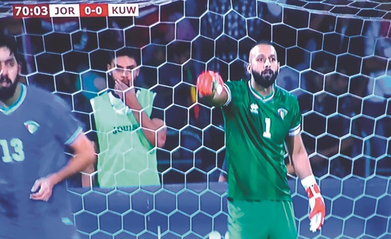 حميد القلاف أجاد في الذود عن مرماه ﻿