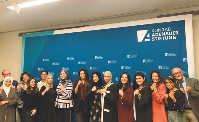 د.العنود الشارخ ووفد ابتكار في مقر سفارتنا في برلين ﻿