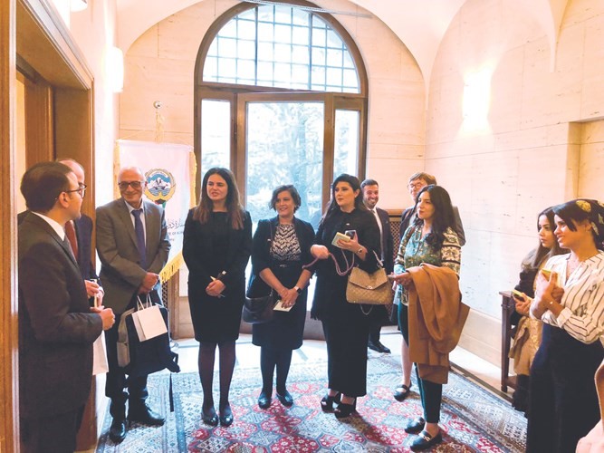 وفد ابتكار أثناء الزيارة التي قام بها لوزارة الخارجية الألمانية ﻿