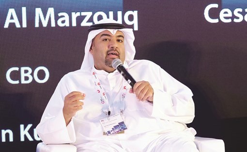 حمد المرزوق متحدثا﻿