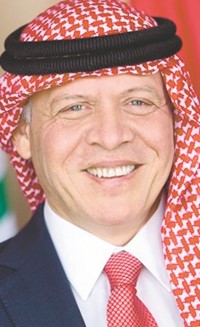 العاهل الأردني الملك عبدالله الثاني ﻿