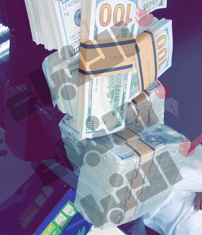 ضبط عراقي حاول تهرتب 300 الف دولار في العبدلي