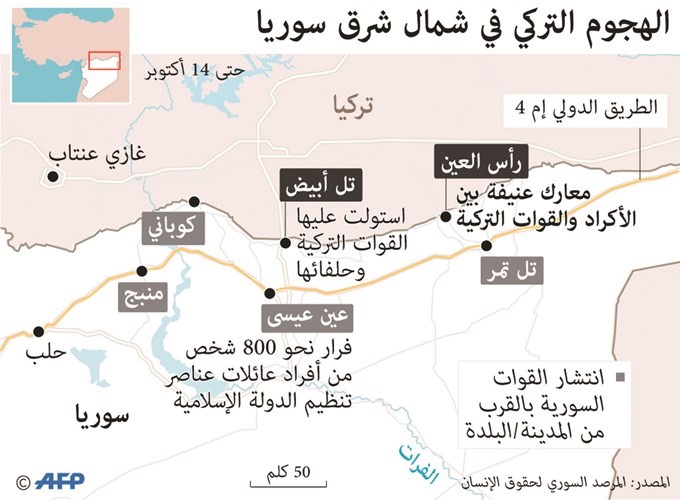 «نبع السلام» تمتد غرباً.. ودمشق وأنقرة وجهاً لوجه في منبج