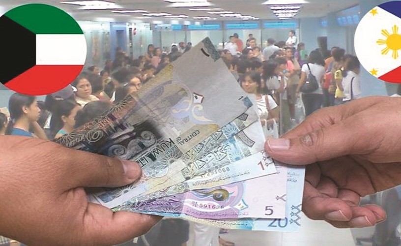 507 ملايين دولار تحويلات العمالة الفلبينية من الكويت خلال 8 أشهر