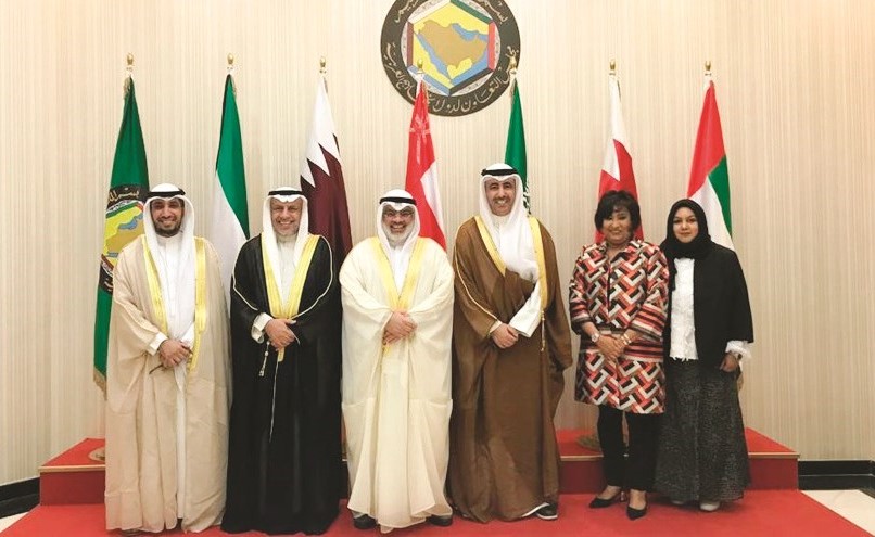رئيس ديوان المحاسبة بالإنابة عادل الصرعاوي والوفد الكويتي المشارك﻿