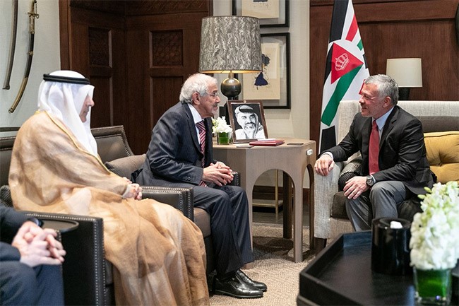 العاهل الاردني يؤكد "ريادة" الكويت في تقديم الخدمات الانسانية عالميا