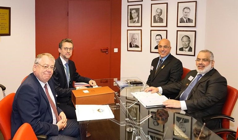 ديوان المحاسبة يبحث أوجه التعاون مع محكمة التدقيق الأوروبية