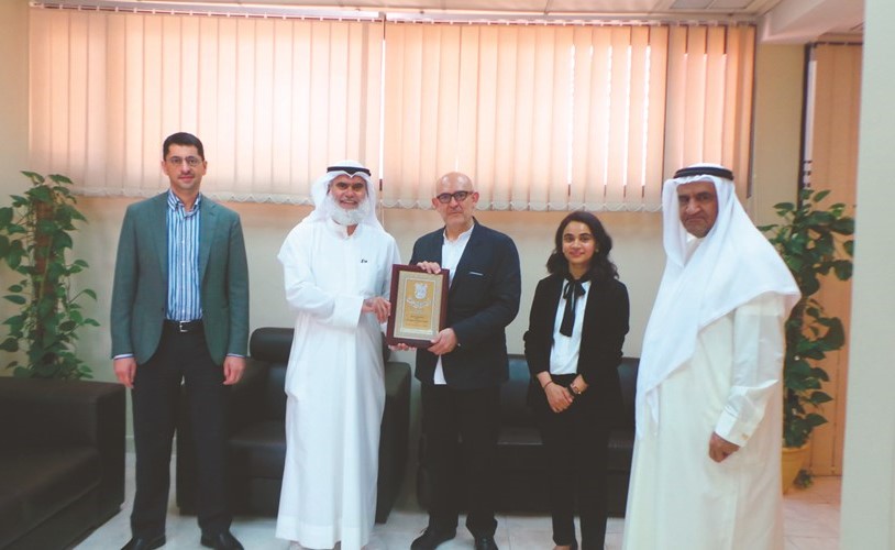 البديوي التقى prof. Fransico لتقييم برنامج ماجستير العمارة