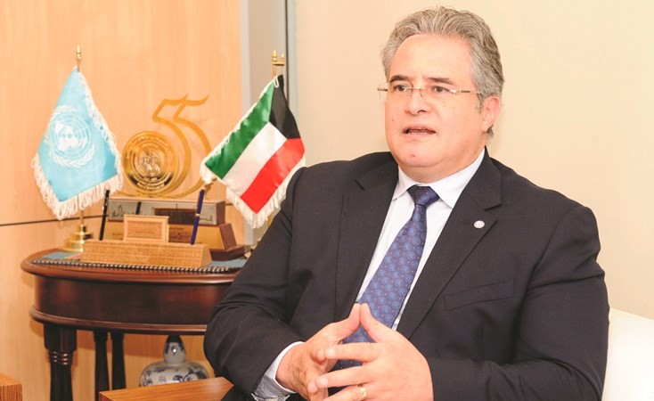 ممثل الأمين العام للأمم المتحدة المنسق المقيم للمنظمة لدى الكويت د.طارق الشيخ﻿