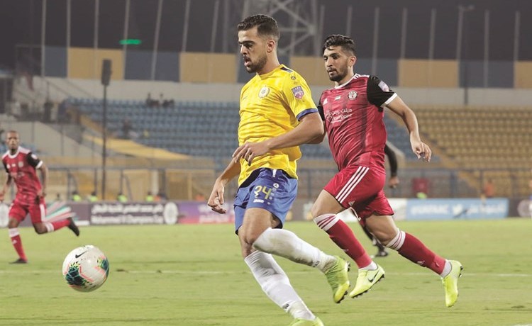 الإسماعيلي تجاوز ضيفه الجزيرة الإماراتي في ذهاب دور 16 من البطولة العربية﻿