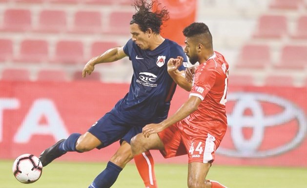 مهاجم الريان سوريا في لقاء سابق أمام العربي﻿