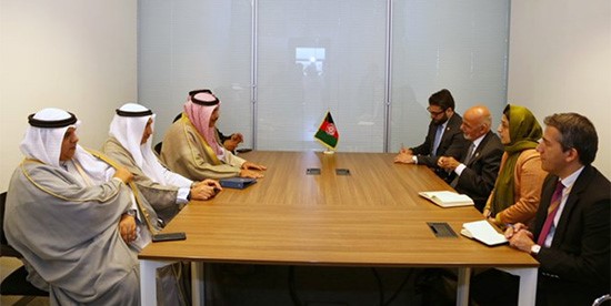 ممثل الأمير يلتقي رئيس أفغانستان على هامش قمة "عدم الانحياز" في باكو