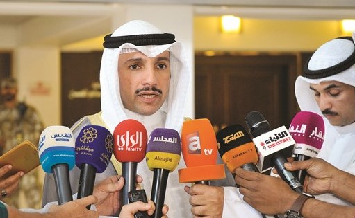 مرزوق الغانم متحدثا	(ريليش كومار)﻿