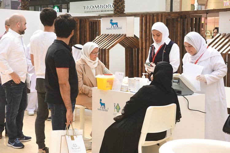 إقبال على الاستفادة من الاستشارات المقدمة خلال حملة بنك بوبيان      (أحمد علي)﻿