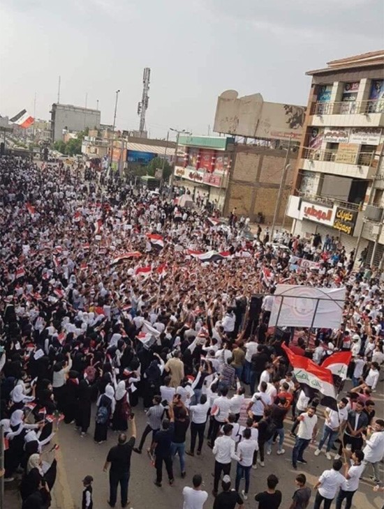 قطع بعض الطرق وإجراءات أمنية مشددة بعد خروج تظاهرات طلابية في بغداد