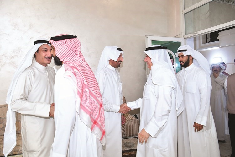 حسين مزيد خلال الاستقبال﻿