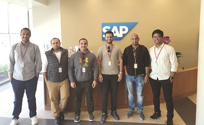وفي زيارة لشركة SAP ﻿