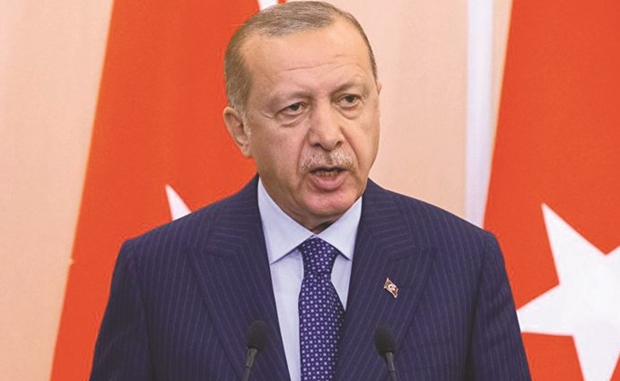 ﻿الرئيس التركي رجب طيب أردوغان﻿