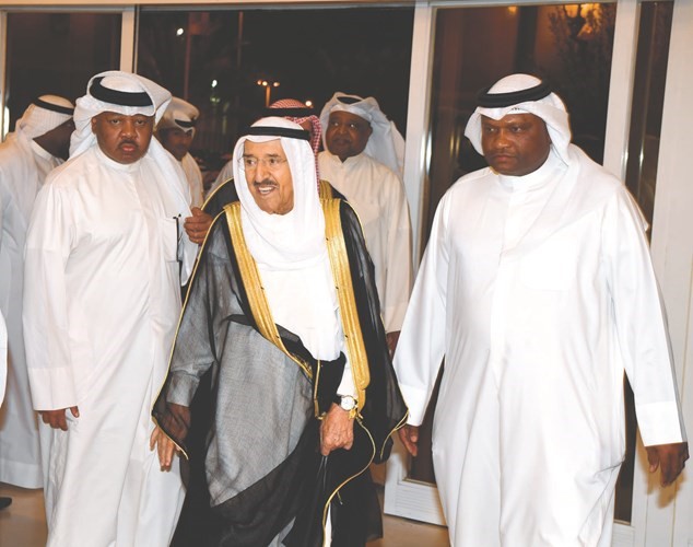 ترحيب بصاحب السمو الأمير الشيخ صباح الأحمد﻿