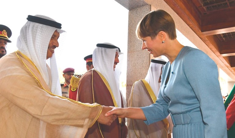 سمو الشيخ جابرالمبارك مرحبا بضيفة الكويت ﻿