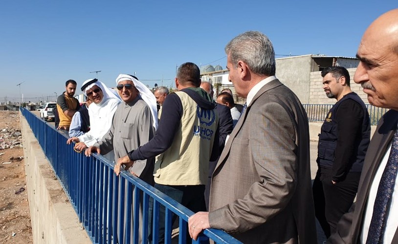 جولة مدير عام الصندوق الكويتي للتنمية د.عبدالوهاب البدر على مخيمات بكردستان	﻿