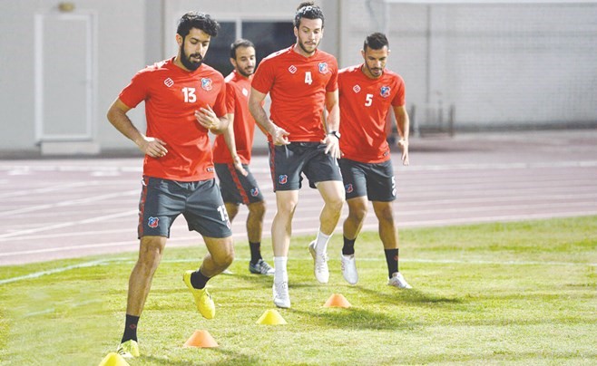 الكويت يستعد للقاء العربي بجدية 	(المركز الاعلامي بنادي الكويت) ﻿