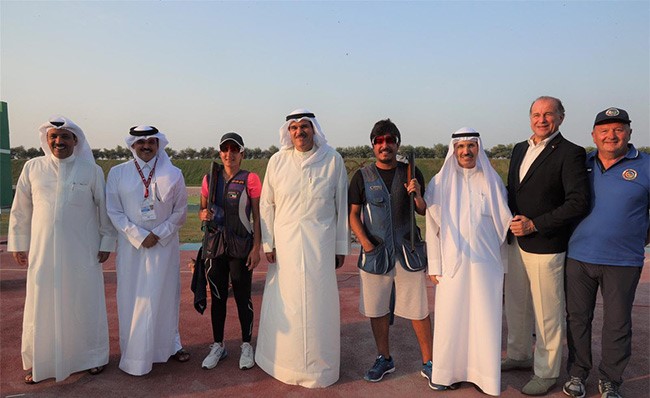 رئيس الاتحاد الاسيوي يشيد بإنجازات الكويت بالبطولة الاسيوية للرماية بقطر