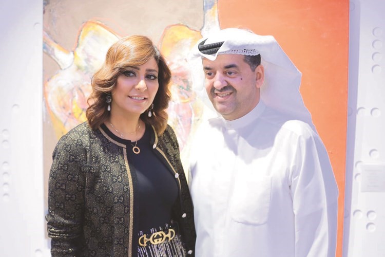 شيماء أشكناني وزوجها وليد الخشتي﻿