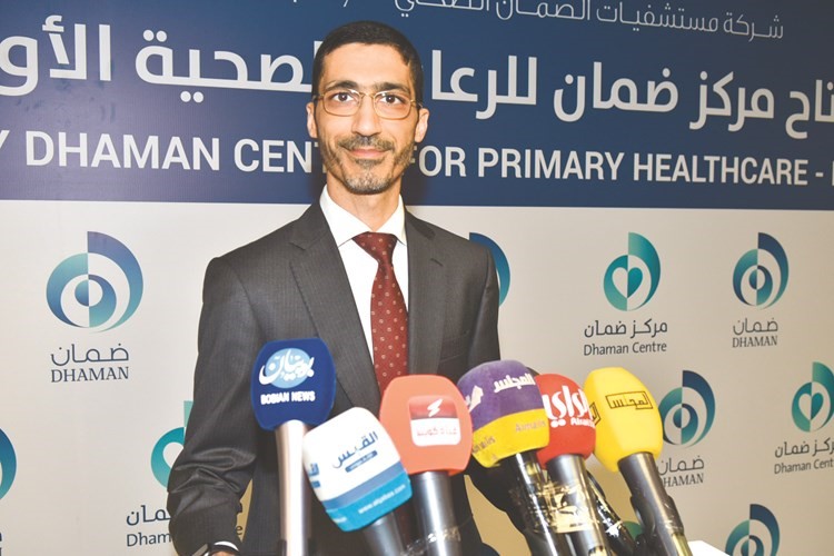 د.محمد القناعي متحدثا خلال المؤتمر الصحافي﻿
