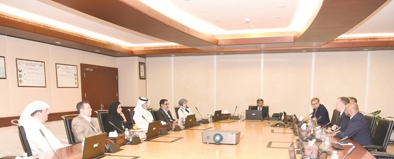 جانب من زيارة وفد إستونيا إلى البترول الوطنية﻿