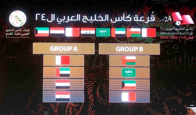 قرعة بطولة كأس الخليج العربي ٢٤﻿