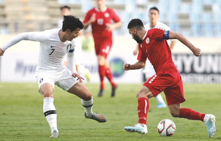 لبنان لم ينجح في استغلال عاملي الأرض والجمهور أمام كوريا الجنوبية﻿