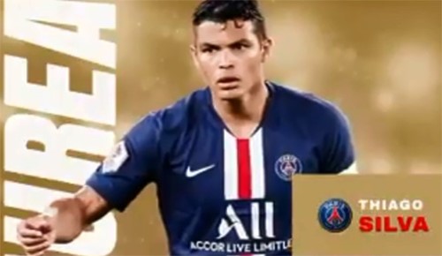 تياجو سيلفا أفضل لاعب في الدوري الفرنسي عن شهر أكتوبر