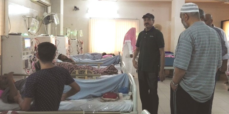 جانب من الزيارات التفقدية للمرضى﻿