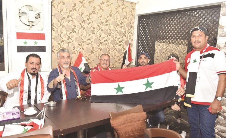 رابطة مشجعي الجالية السورية احتفلت بفوز «نسور قاسيون»