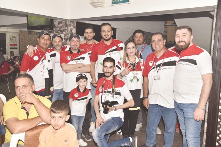 رابطة مشجعي الجالية السورية احتفلت بفوز «نسور قاسيون»