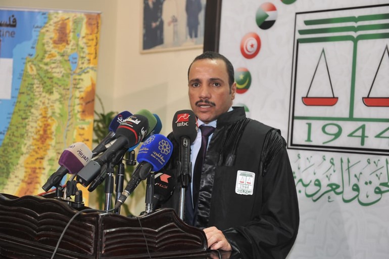  رئيس مجلس الأمة مرزوق الغانم متحدثأً للحضور