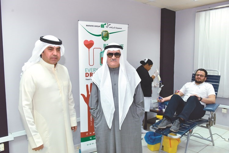 عبد الإله معرفي وحامد الشمري يتفقدان الحملة﻿