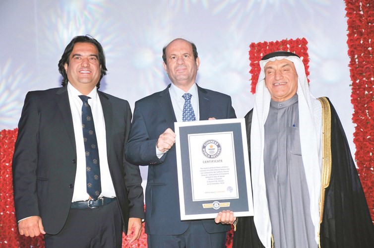 محمد أبوالحسن والسفير د.جان معكرون وميشال الحاج﻿